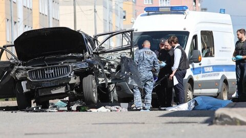 ロシア北西部サンクトペテルブルクで車爆発　乗っていた軍人死亡 
