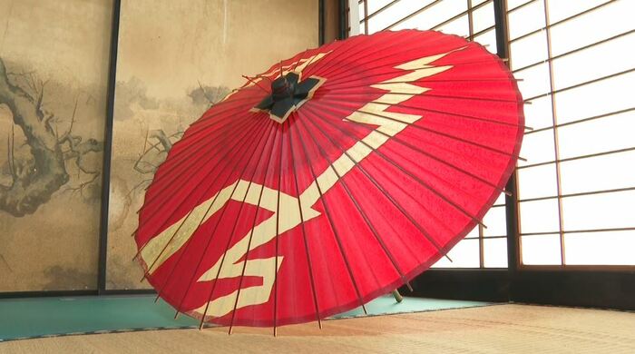水谷さんが作った阿島傘