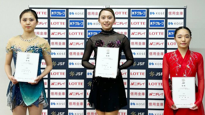 中四国九州選手権シニア女子表彰台