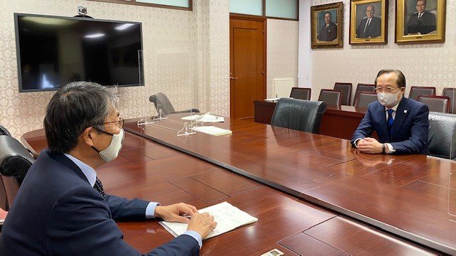 益学長「試験日には時差通勤かテレワークをお願いしたい」
