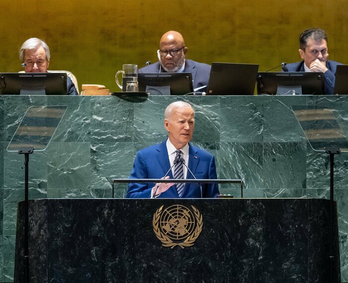 バイデン大統領は国連総会の演説で揺るぎないウクライナ支援を表明