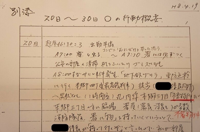 #14 捜査資料入手…オウム信者の警視庁X巡査長“長官銃撃事件”当日の「行動概要」判明　教団への情報漏洩認めるもちりばめられた「嘘」 【秘録】警察庁長官銃撃事件14｜FNNプライムオンライン