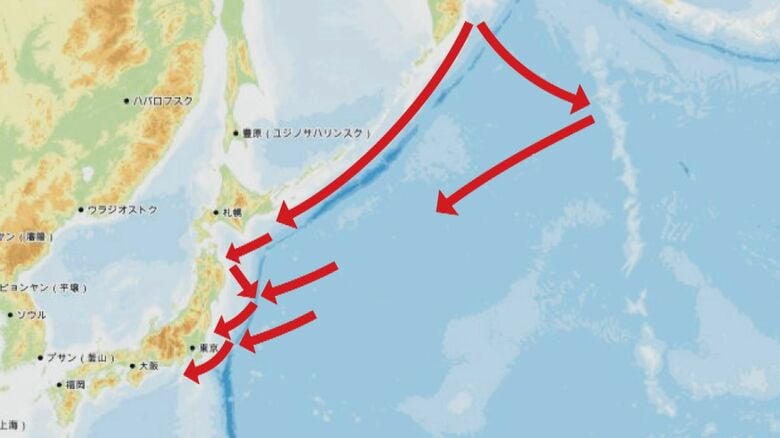 日本に長時間押し寄せた理由は…カムチャツカの大地震で『2つの津波』が発生か 専門家が指摘するメカニズム｜FNNプライムオンライン
