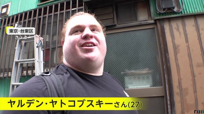 「同級生の家にミサイル落ちた」日本で力士目指すイスラエル人ヤルデン・ヤトコブスキーさん（27）　年齢オーバーも特例入門へサイトに署名1万人以上｜FNNプライムオンライン