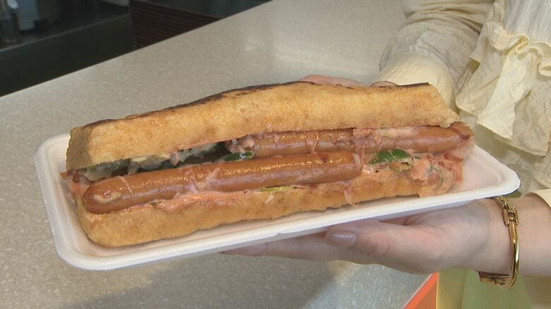 栃尾の油揚げドッグ