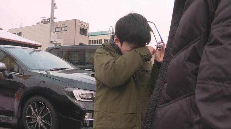 兄と会い、涙があふれる