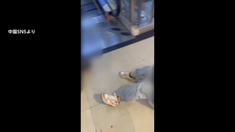 SNSにあげられた事件直後の映像