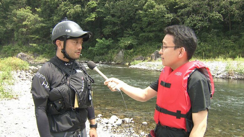 河川財団 河川・水教育センターの菅原一成上席研究員が取材に同行してくれた