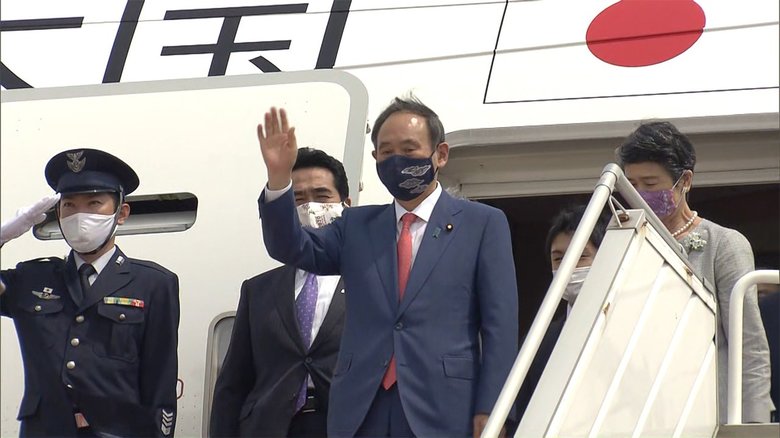 菅首相 インドネシア到着 まもなくジョコ大統領と首脳会談