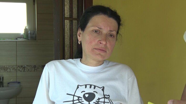 ブチャの自宅が破壊されたスビトラーナさん