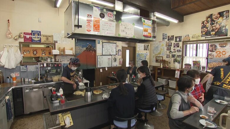 昭和37年創業のお好み焼き店「ほり」