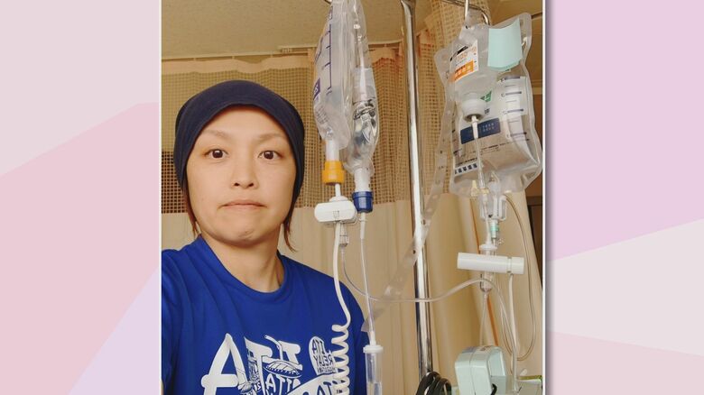 2017年、佑美さんの腹部にがんが見つかる