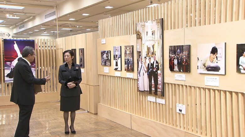会場には皇室コーナーも