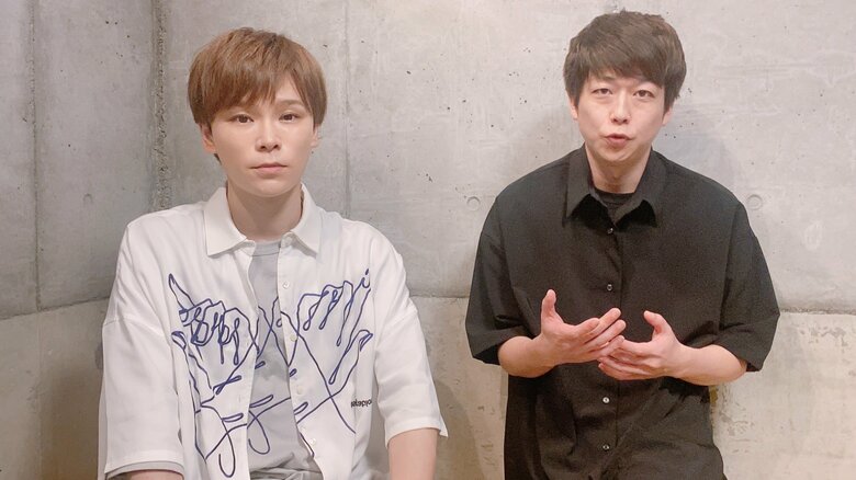 HANDSIGNの2人　TATSU（左）　SHINGO（右）