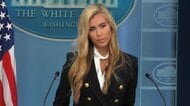ホワイトハウス新報道官　15分足らずの初会見　“トランプ大統領の実績”繰り返す