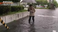 【大雨情報】「もう無理…」大雨危険警報の新潟市内各地で冠水発生　ショッピングセンター前に土嚢積む姿も　26日夜遅くにかけて土砂災害などに厳重警戒