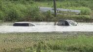 【現地中継】千葉市若葉区で街が冠水　タクシーと乗用車が水没　7人救助うち5人が搬送　