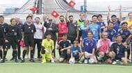 一足早くW杯が開幕？　サッカー議連の国会議員がオランダ・チュニジア・スウェーデンの大使館チームとフットサル大会
