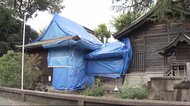 防犯カメラに不審な男 北九州市の神社本殿が全焼 火の気なく放火の疑いで捜査 10分後にも近隣で不審火