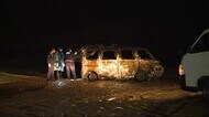 乗用車が全焼 1人の遺体 石巻市桃浦漁港〈宮城〉