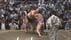 朝乃山、尊富士を突き落としで下し4勝1敗　右上手を許しながらも粘っ…
