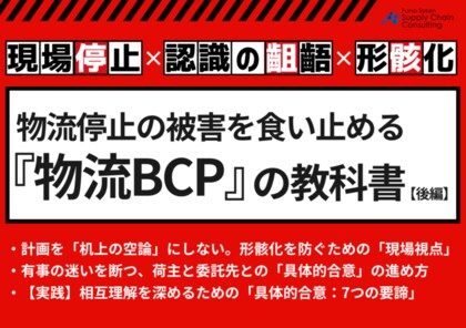 独自資料「物流BCP」をテーマにしたレポートを公開いたしました｜株式会社船井総研サプライチェーンコンサルティング