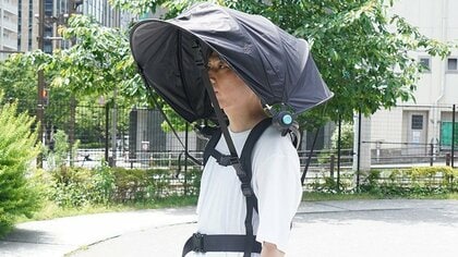 まるでリュックサック！？両手がふさがらない“背負える日傘”が登場…動きづらさはないのか使った感想を担当者に聞いた