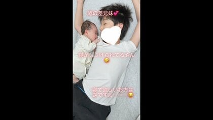 「気付いたらウトウト」13歳差の妹を寝かしつけていたはずの兄が爆睡…微笑ましい関係性を聞いた