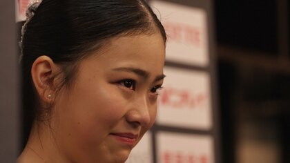 インタビューでは涙を浮かべていた