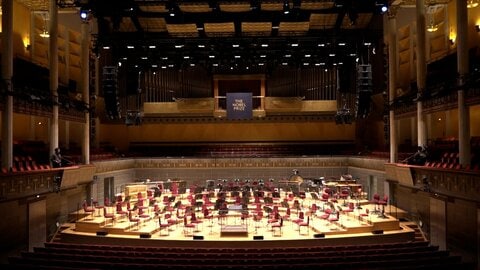 ノーベル賞授賞式の会場公開…10日の授賞式には生理学・医学賞の坂口志文さんと化学賞の北川進さんが出席　スウェーデン