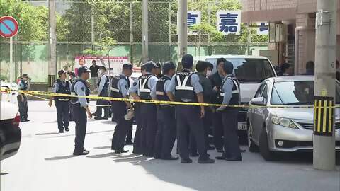 「女性が首から出血している」アパートで20代女性死亡　事件に関与したとみられる男の身柄を確保、刃物を押収　沖縄・宜野湾市