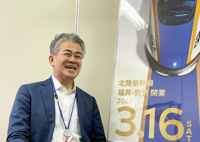 福井への誘客に期待を込める新幹線開業課・山田輝雄課長