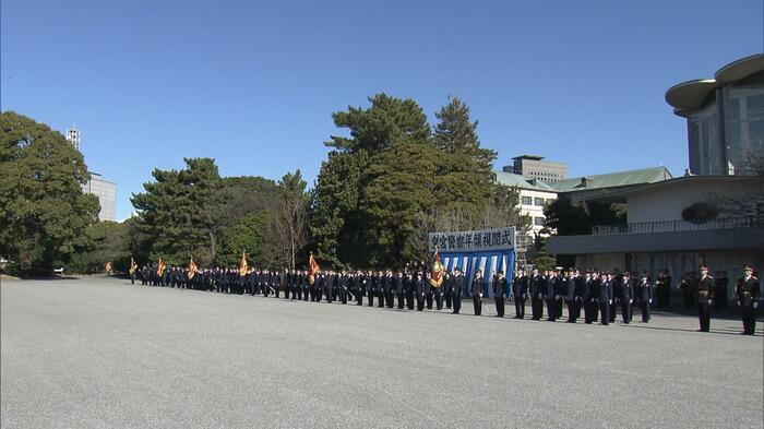 皇宮警察140周年記念 年頭視閲式（皇居・東御苑）