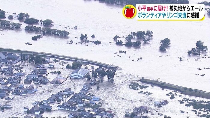 台風19号で千曲川の堤防が決壊(2019年10月)