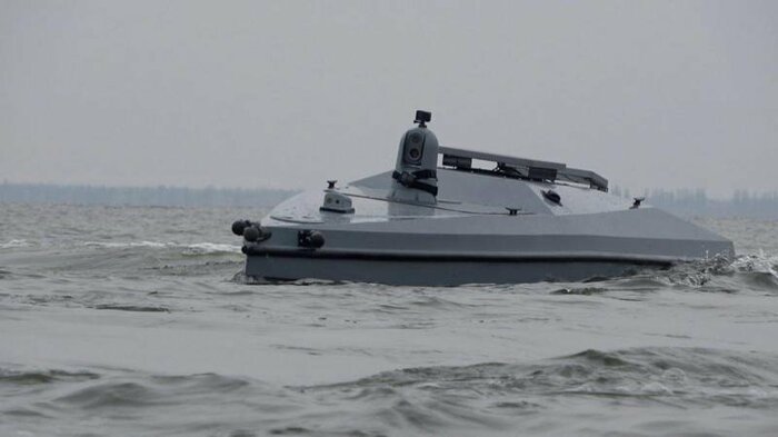 ウクライナ海軍無人攻撃艇マグラV5(ウクライナ国防省公式画像より)