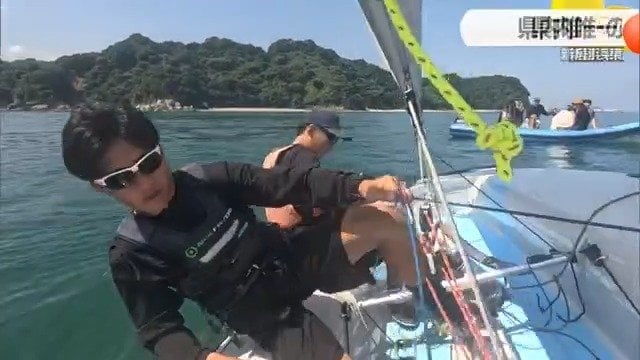 2人乗りのヨットで全国の舞台へ