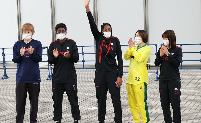 宮崎早織選手と山本麻衣選手も参戦