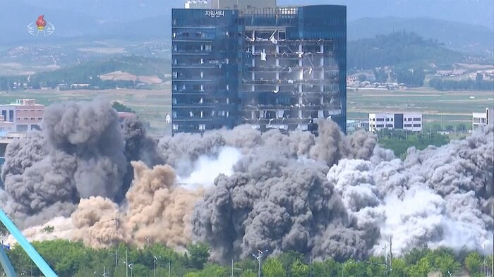 北朝鮮 軍事挑発か さらに金剛山ホテル破壊も