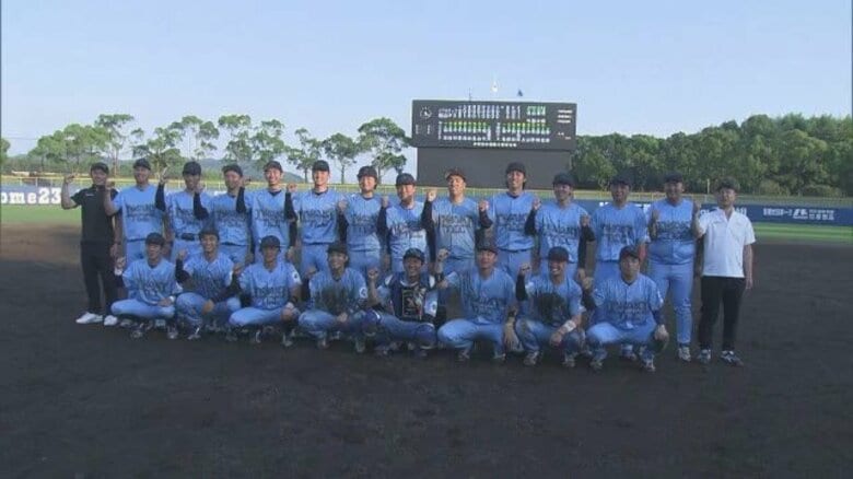 愛媛の離島の野球部「イワキテック」が創部初年度に全国大会へ！全日本クラブ選手権出場決める【愛媛】｜FNNプライムオンライン