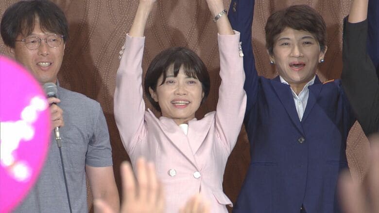 【速報】参院選・激戦の新潟選挙区　立憲・現職の打越さく良氏が当選確実　自民・新人の中村真衣氏を振り切る｜FNNプライムオンライン