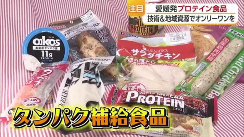 人気の「プロテイン」市場に愛媛の企業が続々参入 商品開発の裏には“地域資源の活用”だけでなく“健康に関する悩み”の解決も【愛媛発】|FNNプライムオンライン