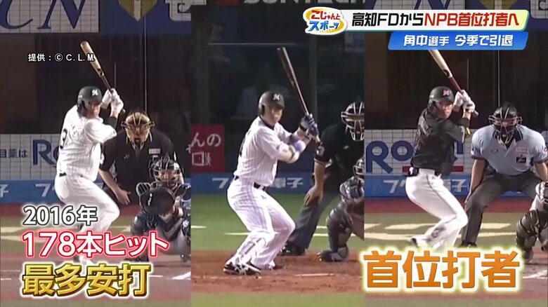 大活躍を見せた角中選手