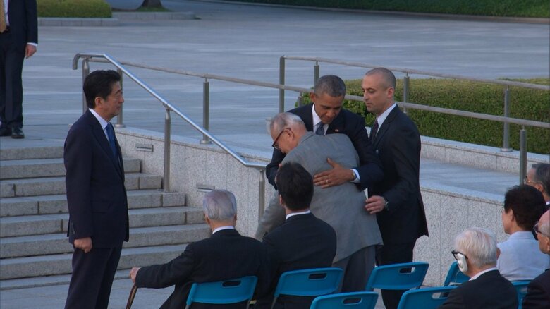 現職の米大統領として初めて広島を訪問したオバマ氏（2016年5月）
