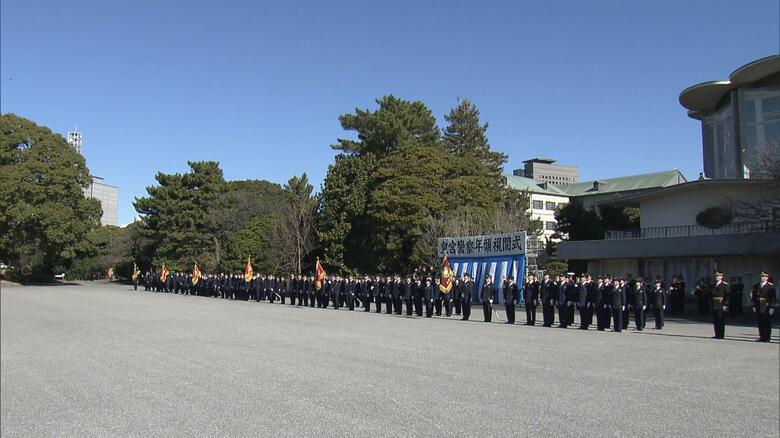 皇宮警察140周年記念 年頭視閲式（皇居・東御苑）