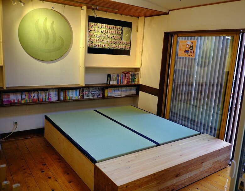 銭湯や温浴施設のリラックススペースに