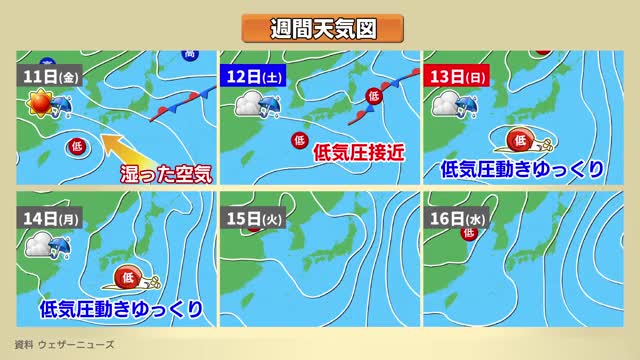 【動画・かごしまの天気7/9】10日も変わりやすい天気　所により激しい雨も…