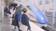 GW終盤　長野県での思い出を胸に　帰省客や旅行者が新幹線に乗り込む　JR長野駅　　