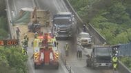 中九州横断道路　5台が絡む交通事故で4人が病院に搬送　犬飼IC～千歳ICが全面通行止めに　大分