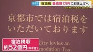 「最高で1万円」京都市宿泊税を2026年から引き上げへ　「オーバーツーリズム対策」などへの活用目指し　税収見込みは「120億円超」にも