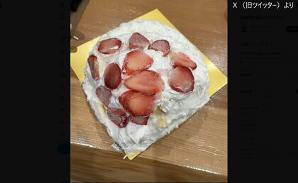 「クリスマスケーキが崩れて届いた」高島屋が謝罪…ネット投稿相次ぐ